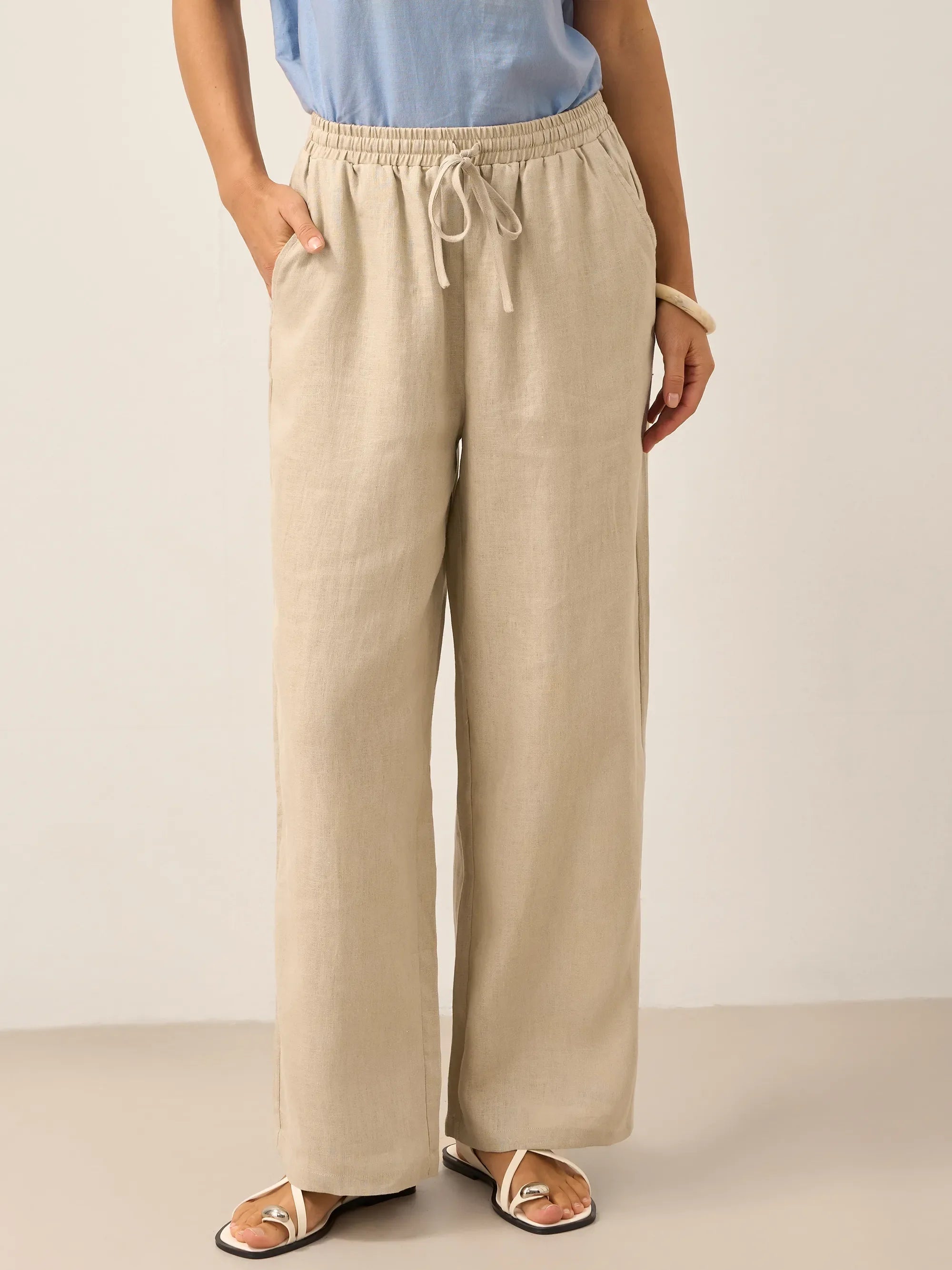 100% Leinen Klassische Hose LYON