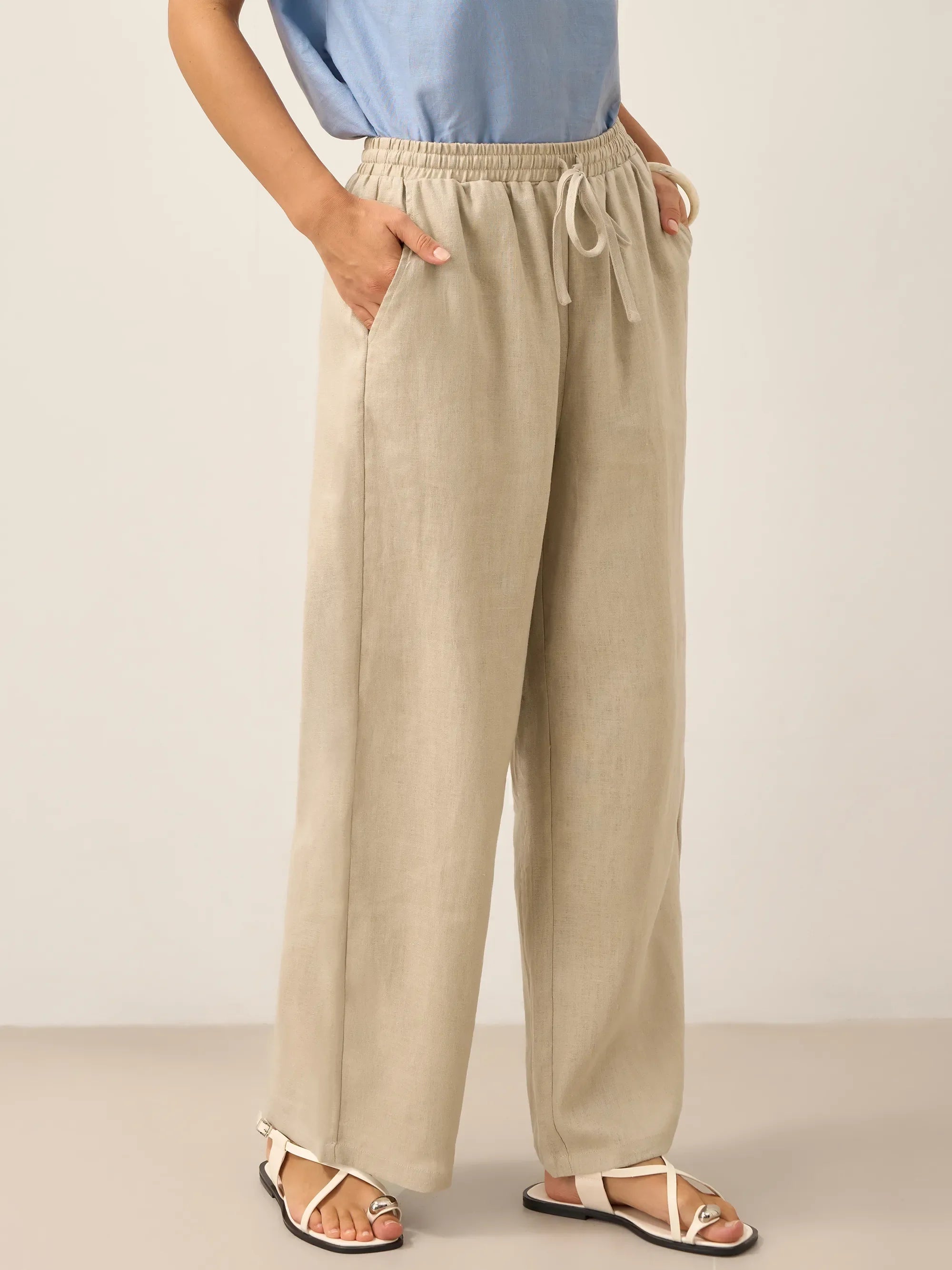 100% Leinen Klassische Hose LYON