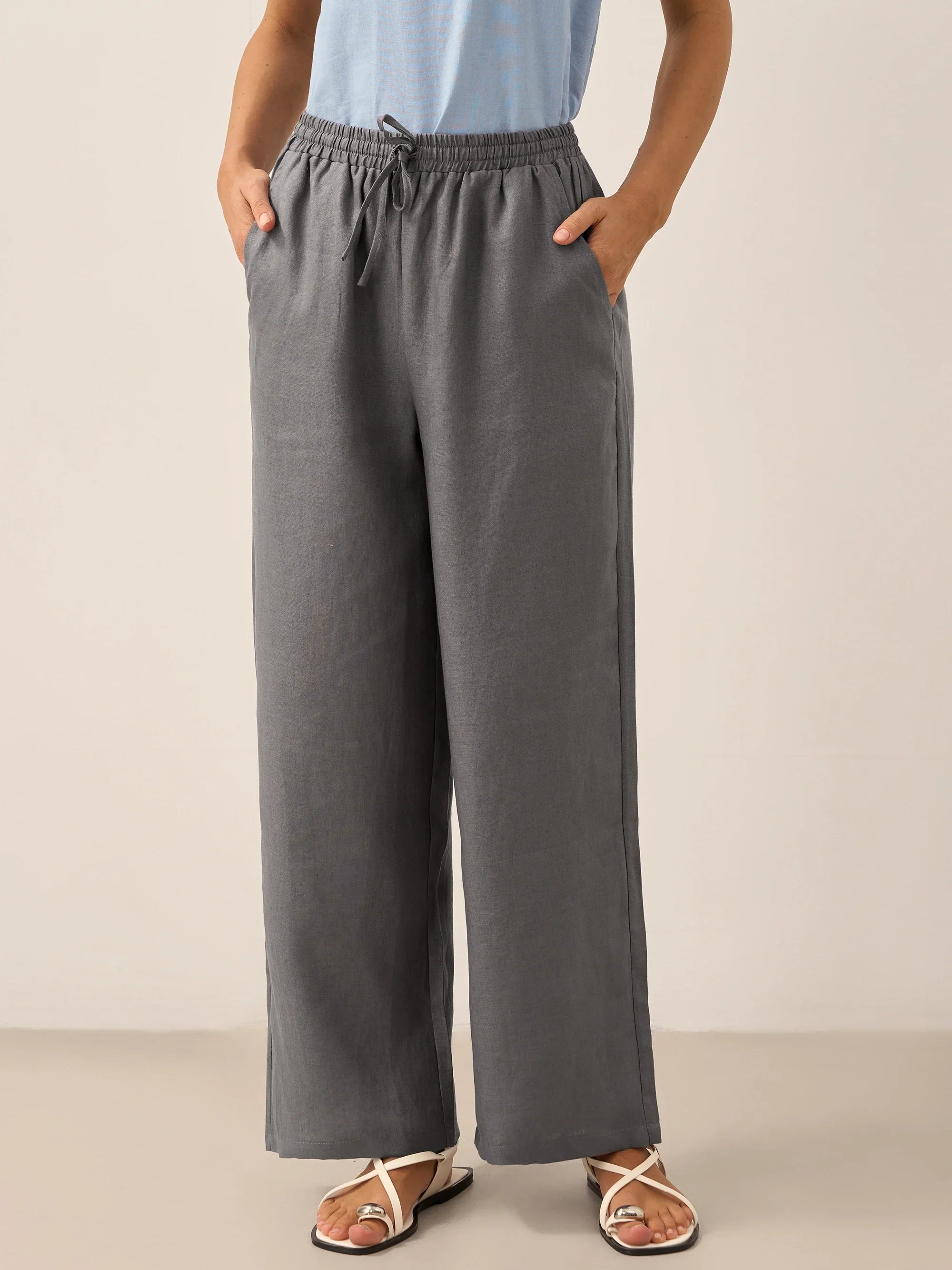 100% Leinen Klassische Hose LYON
