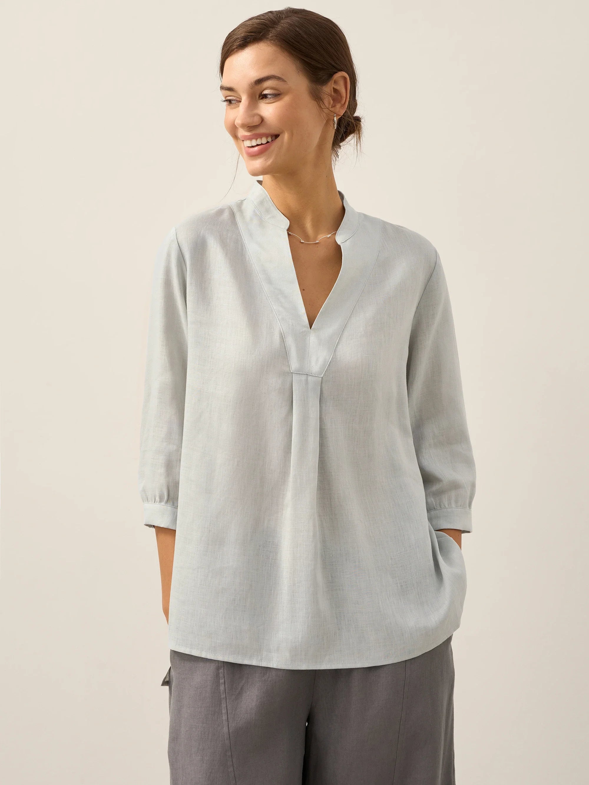 100% Leinen Hemd JOANNA