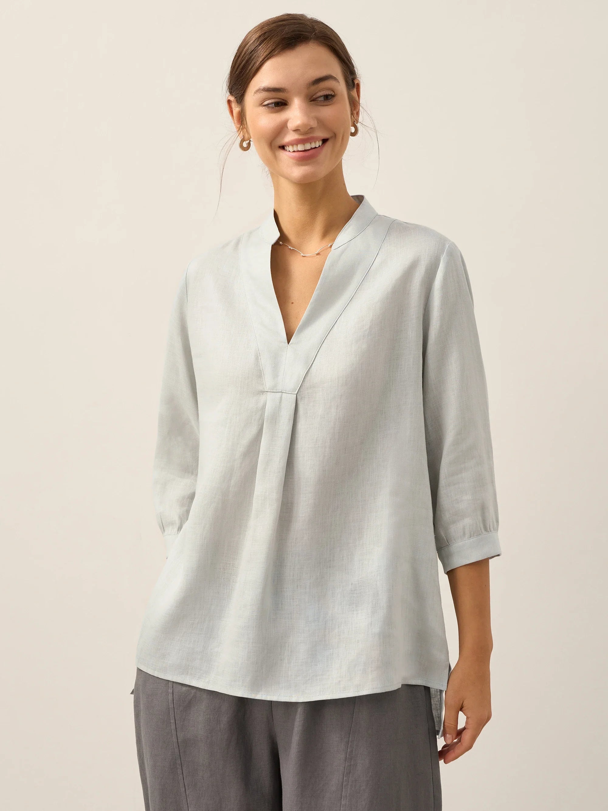 100% Leinen Hemd JOANNA