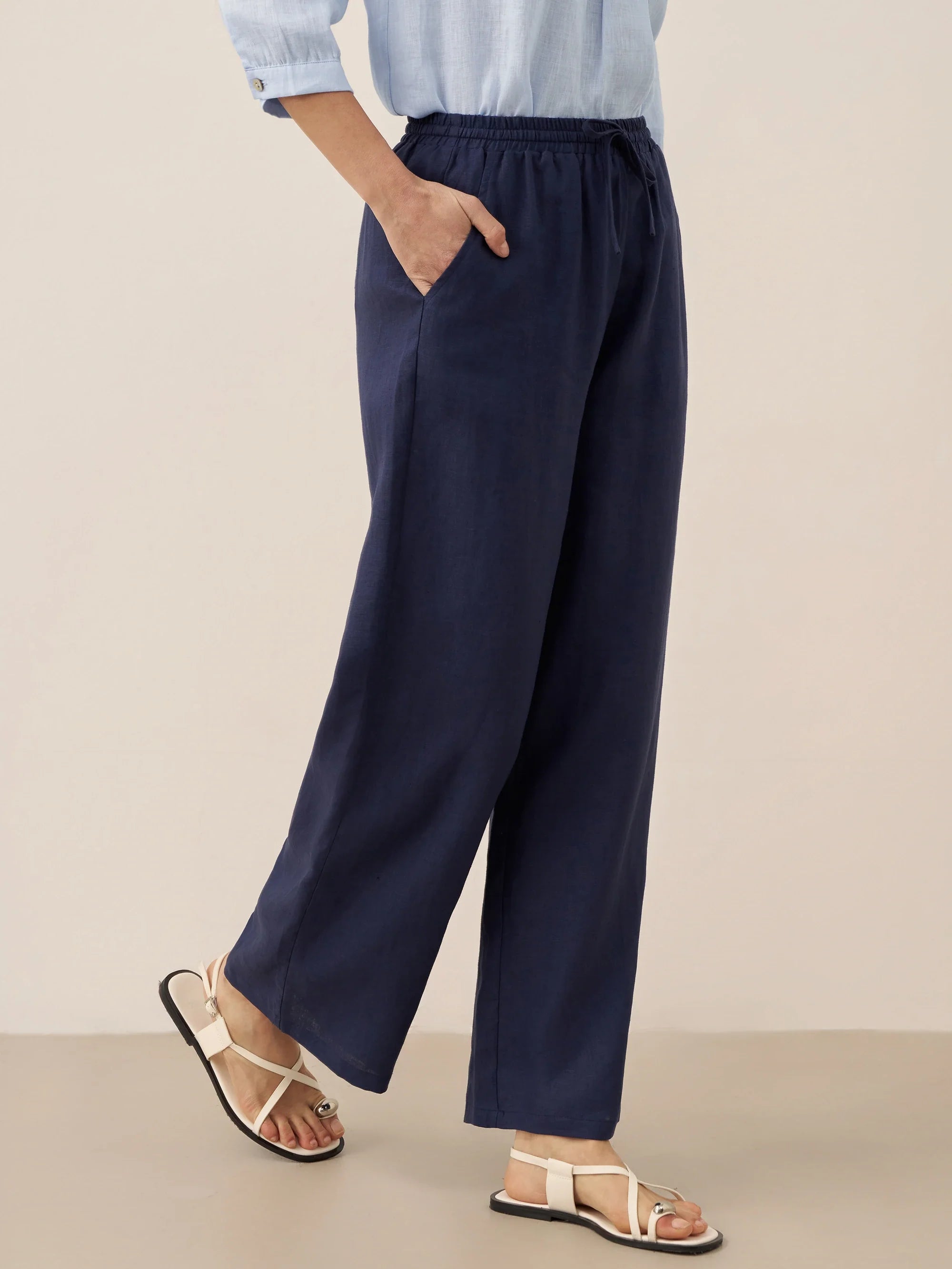 100% Leinen Klassische Hose LYON