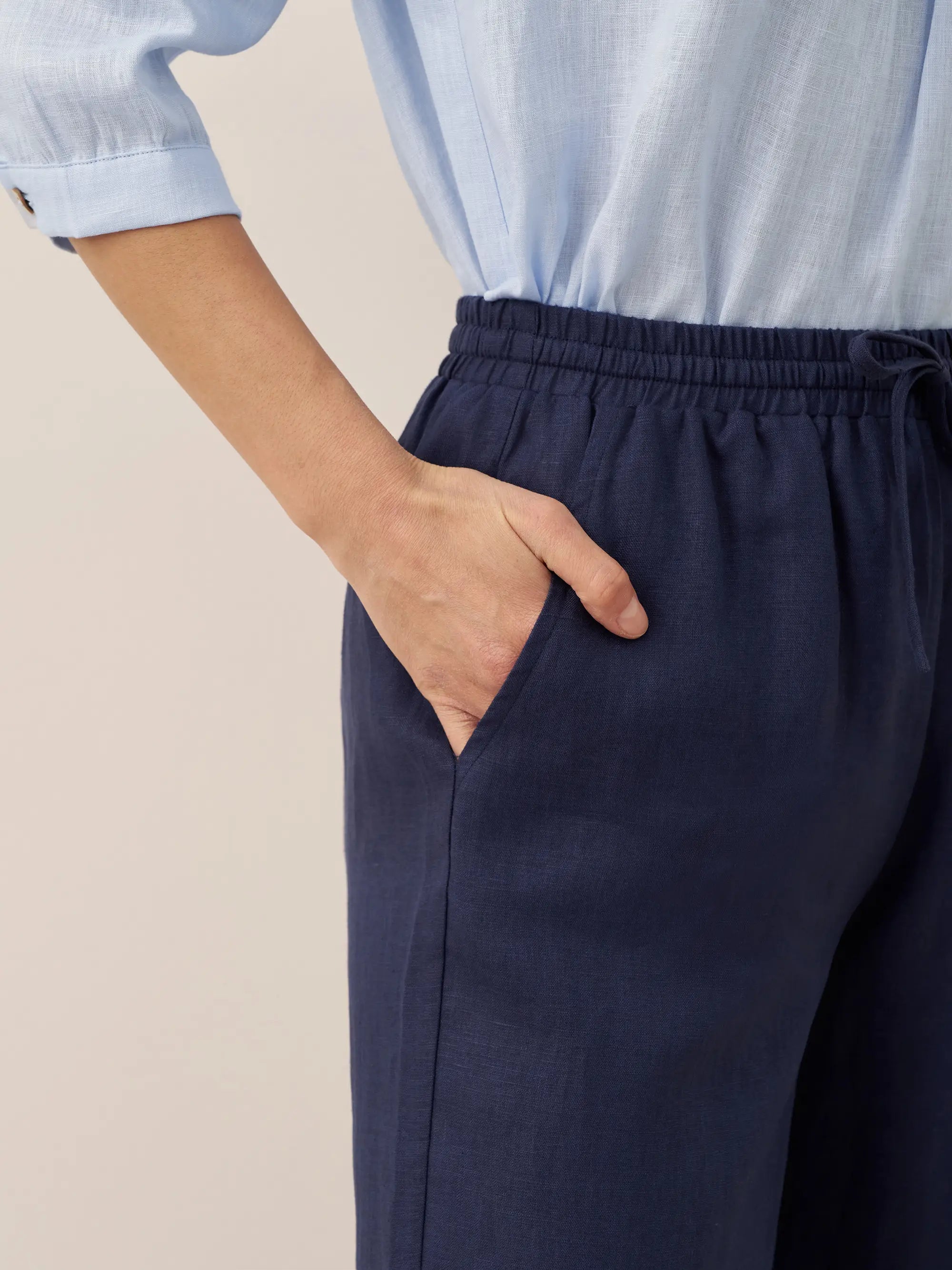 100% Leinen Klassische Hose LYON
