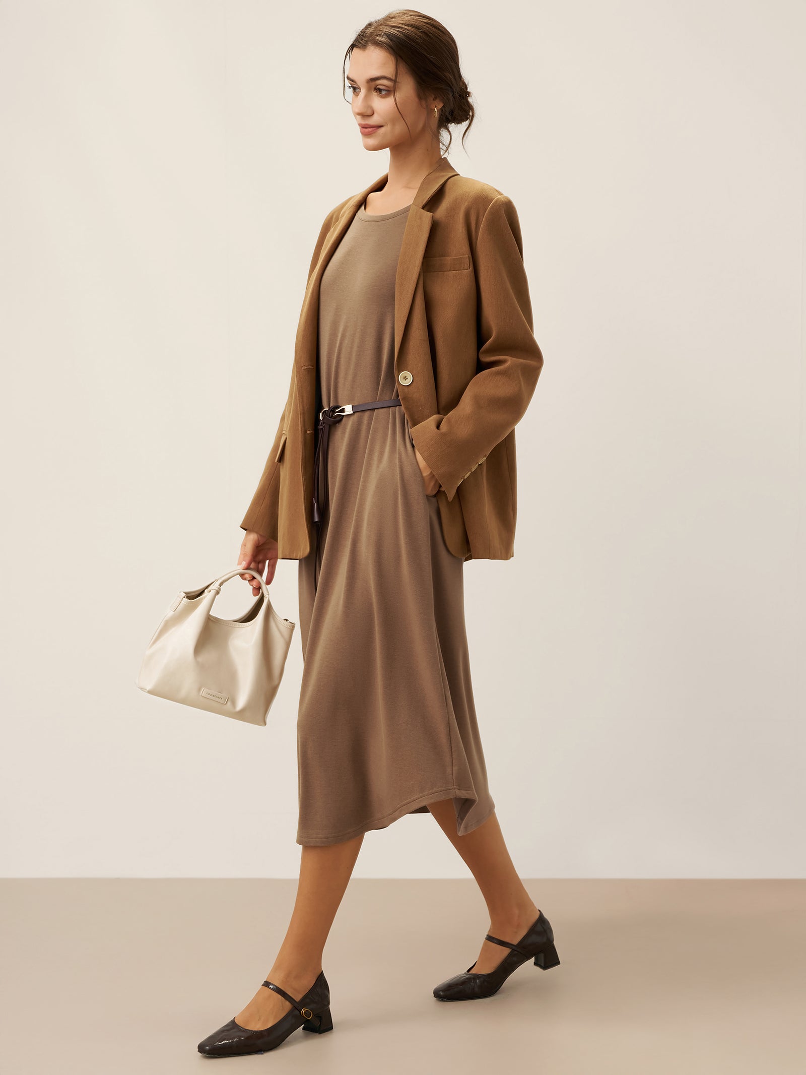 Echter Leder Gürtel Vielseitige Stylingmöglichkeiten für Kleider und Blazer VIVETTE