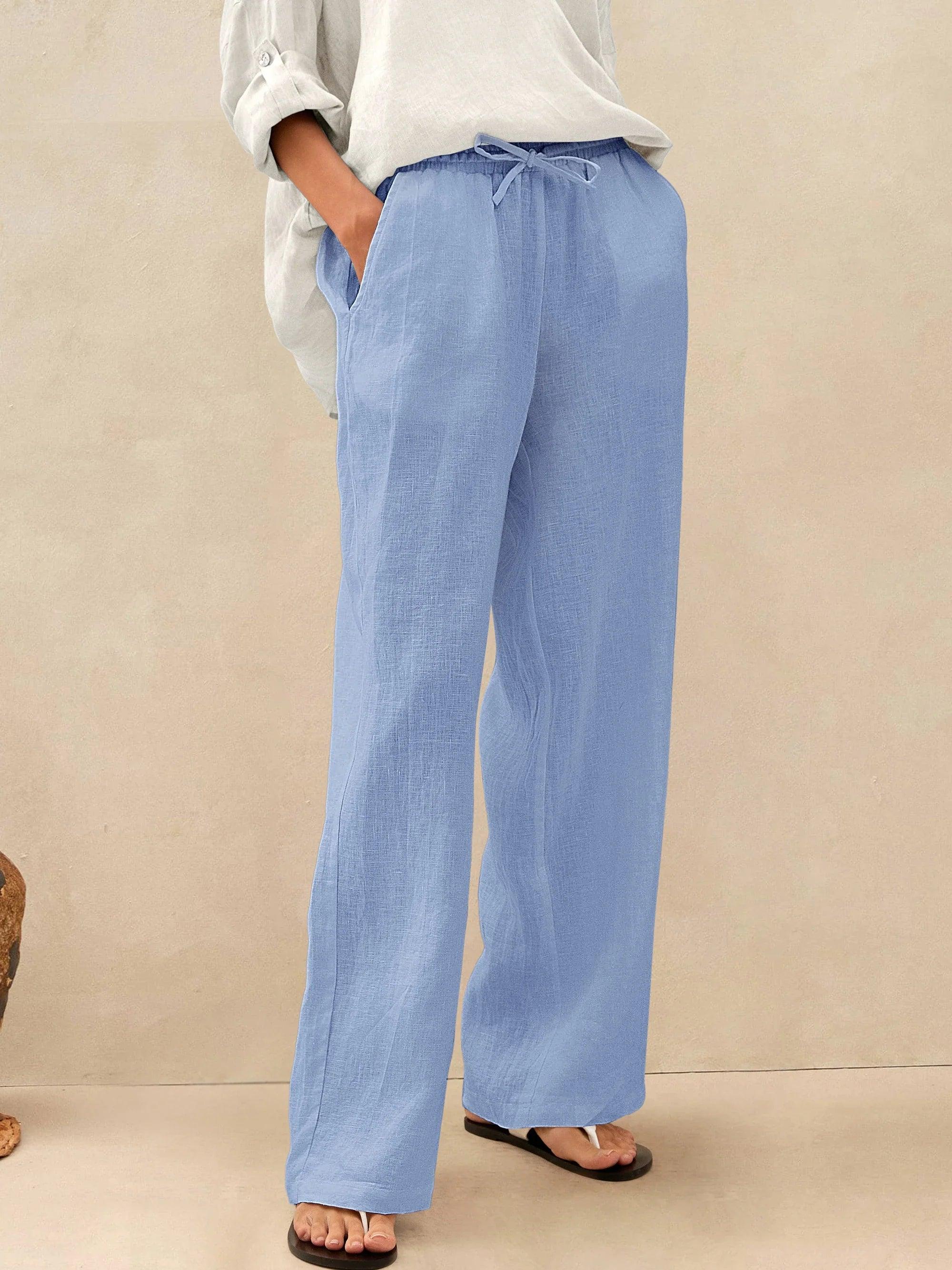 100% Leinen Klassische Hose LYON